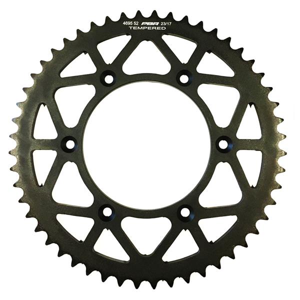 PBR rozeta 4695 52 (899 52 ) ( TEMPERED - kalená ocel ) KTM SX/EXC/LC4 (JTR897.52) (řetěz 520) (MADE IN ITALY) (PBR rozeta 4695 52 (899 52 ) ()